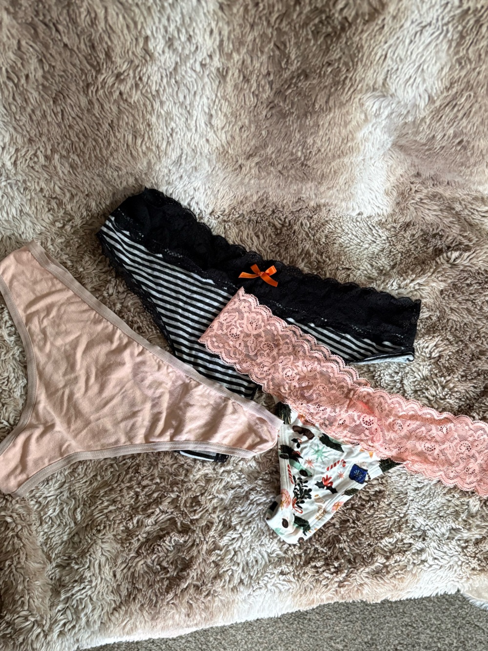 Splendies cotton thongs -set of 3